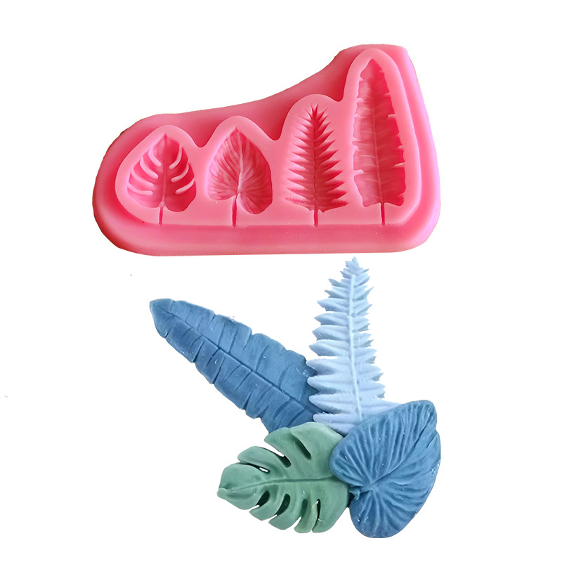 Soap Making Kit - Palm Leaves And Turtle Leaf Silicone