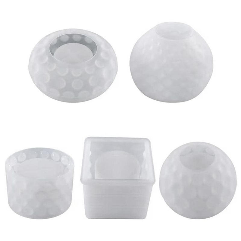 Soap Making Quantities - Stock Quantity 5Pcs Silicone Candle Molds