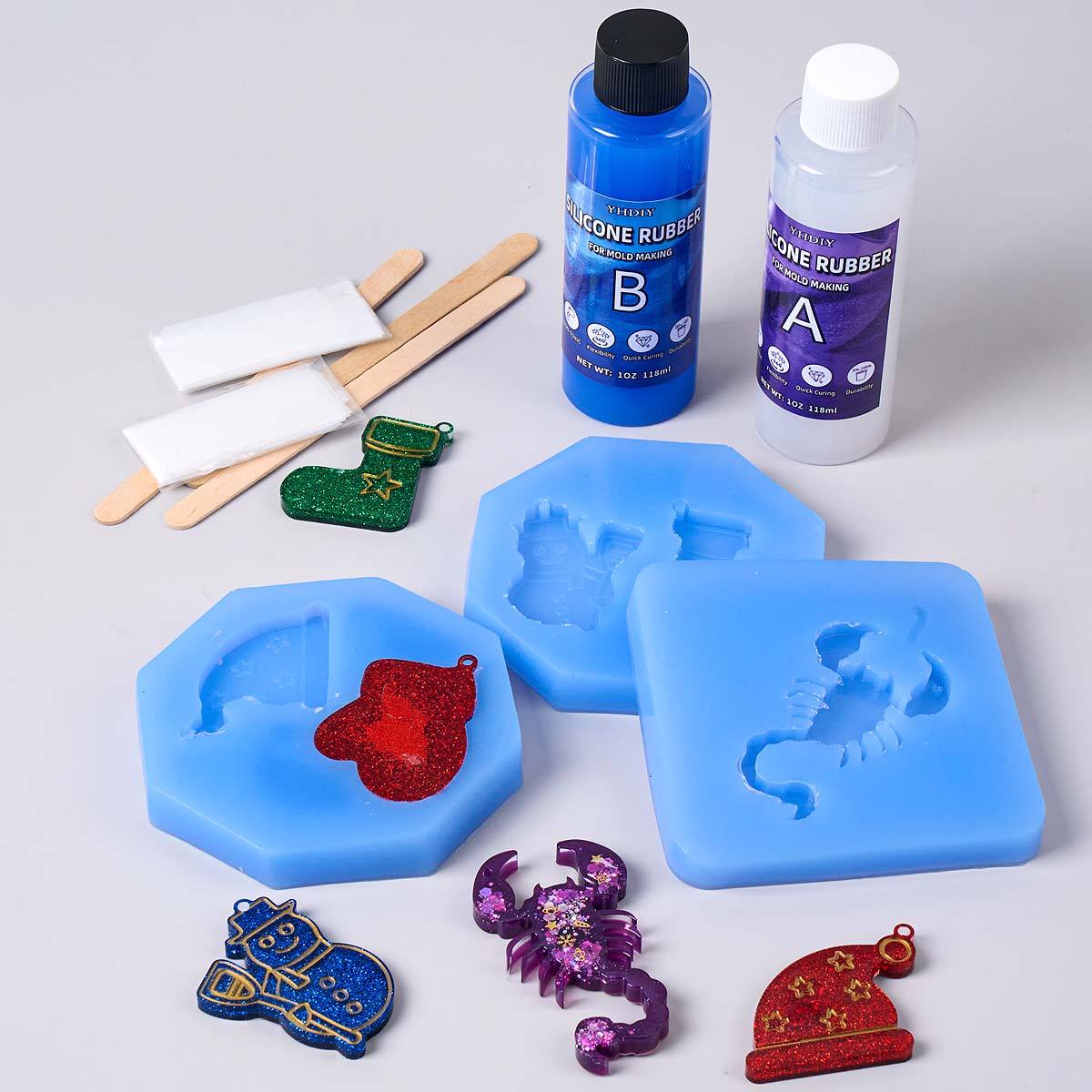 118ml/296ml Silicone Mold Maki - Soap Making Kit 评论和价格