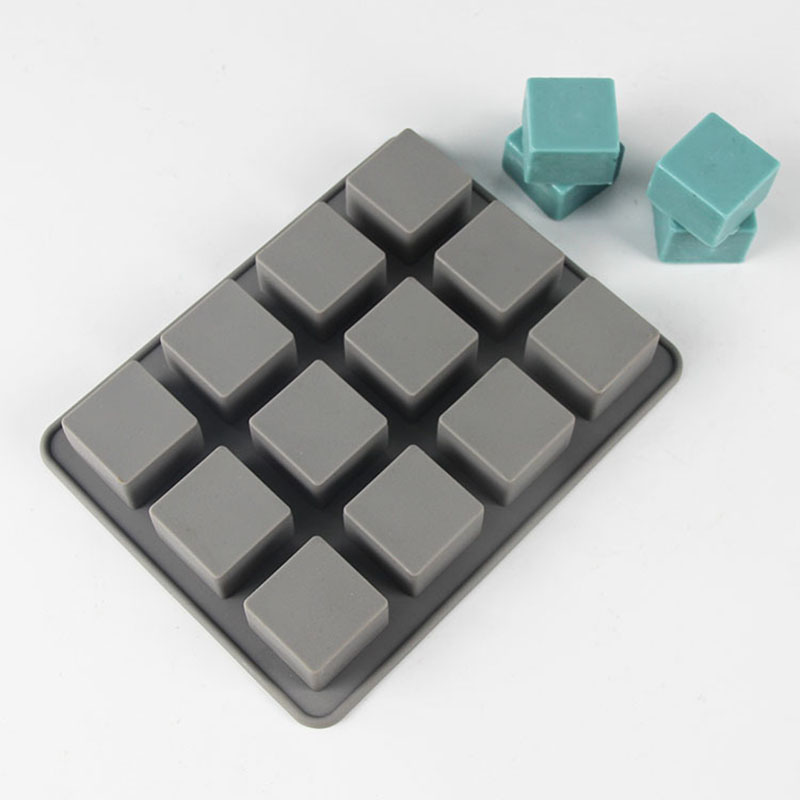 1 PCS Silicone Soap Molds 12 C - Soap Making Kit 评论和价格
