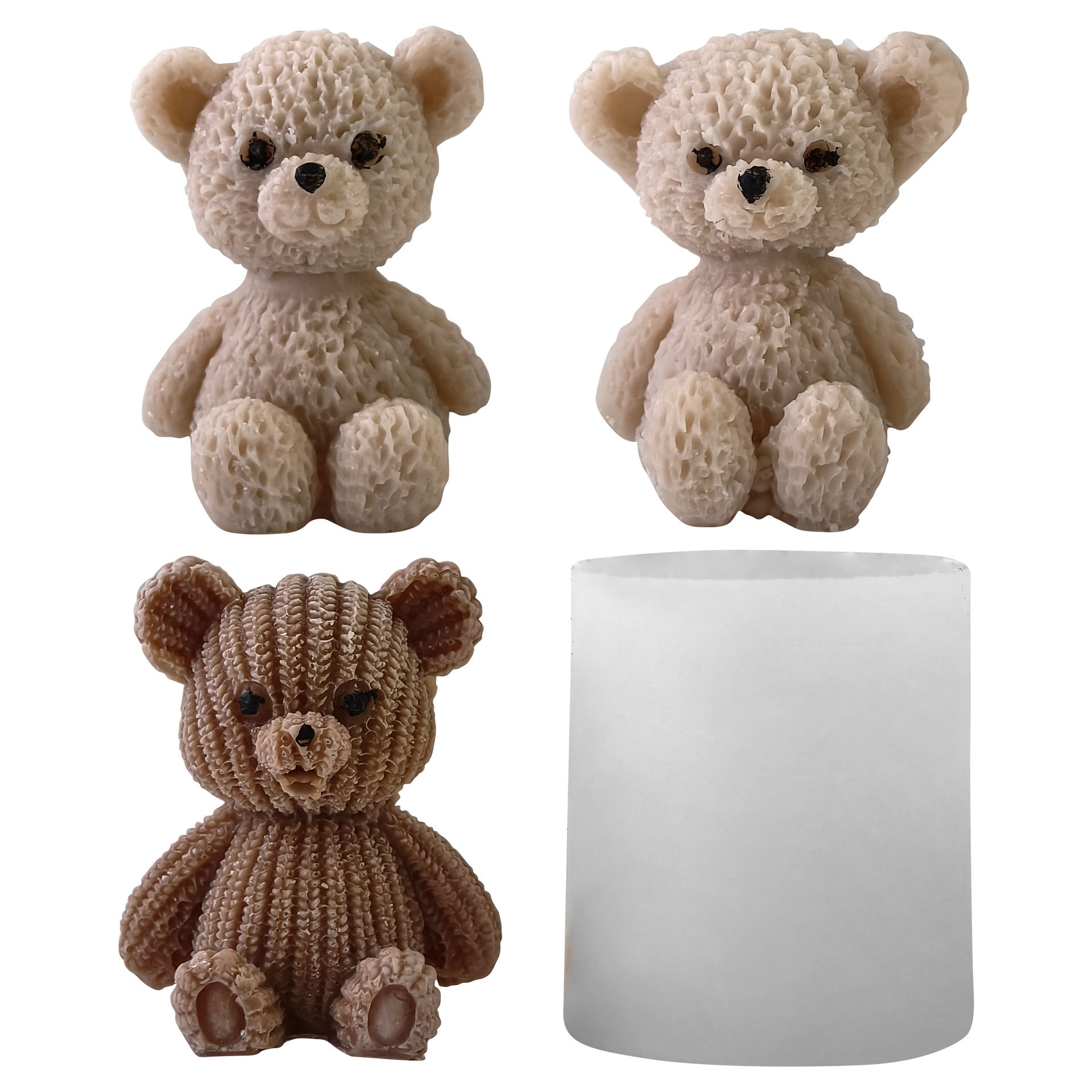 Mini Bear Soap Mold Easy To Cl - Soap Making Easy 评论和价格
