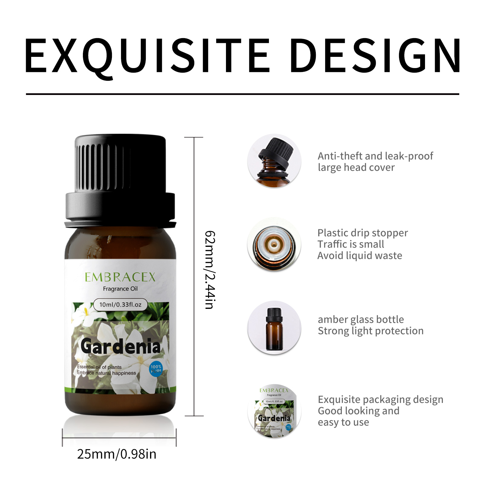 10ml Gardenia Essential Oil Ma - Soap Making Essentials 评论和价格