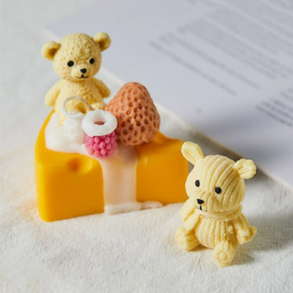 Easy Demold Teddy Bear Silicon - Soap Making Easy 评论和价格