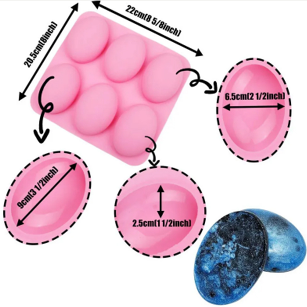 6 Cavities Multifunctional Ova - Soap Making Easy 评论和价格