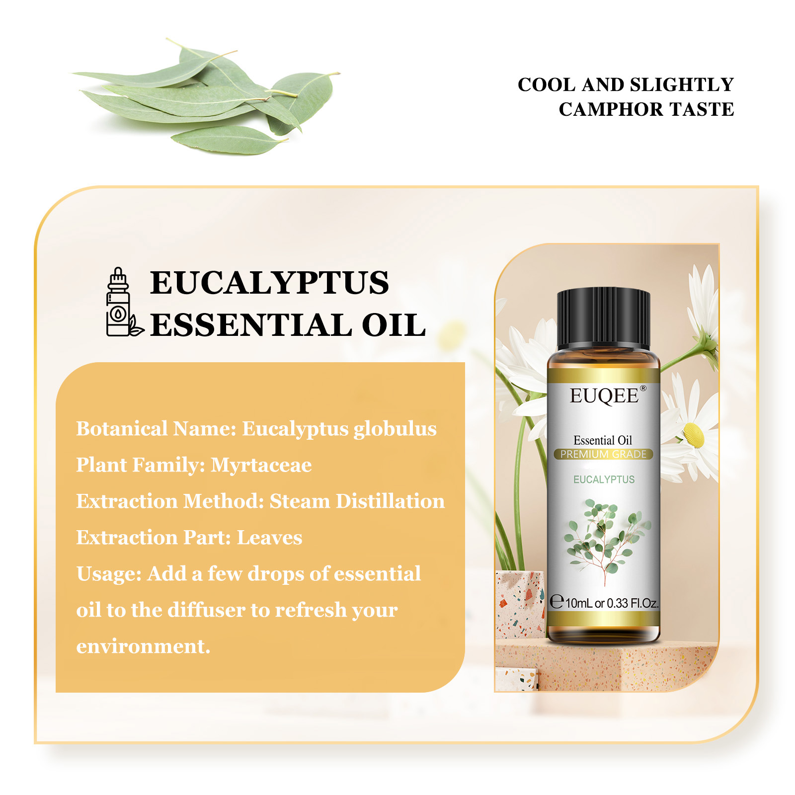 EUQEE 10ML Natural Essential O - Soap Making Essentials 评论和价格