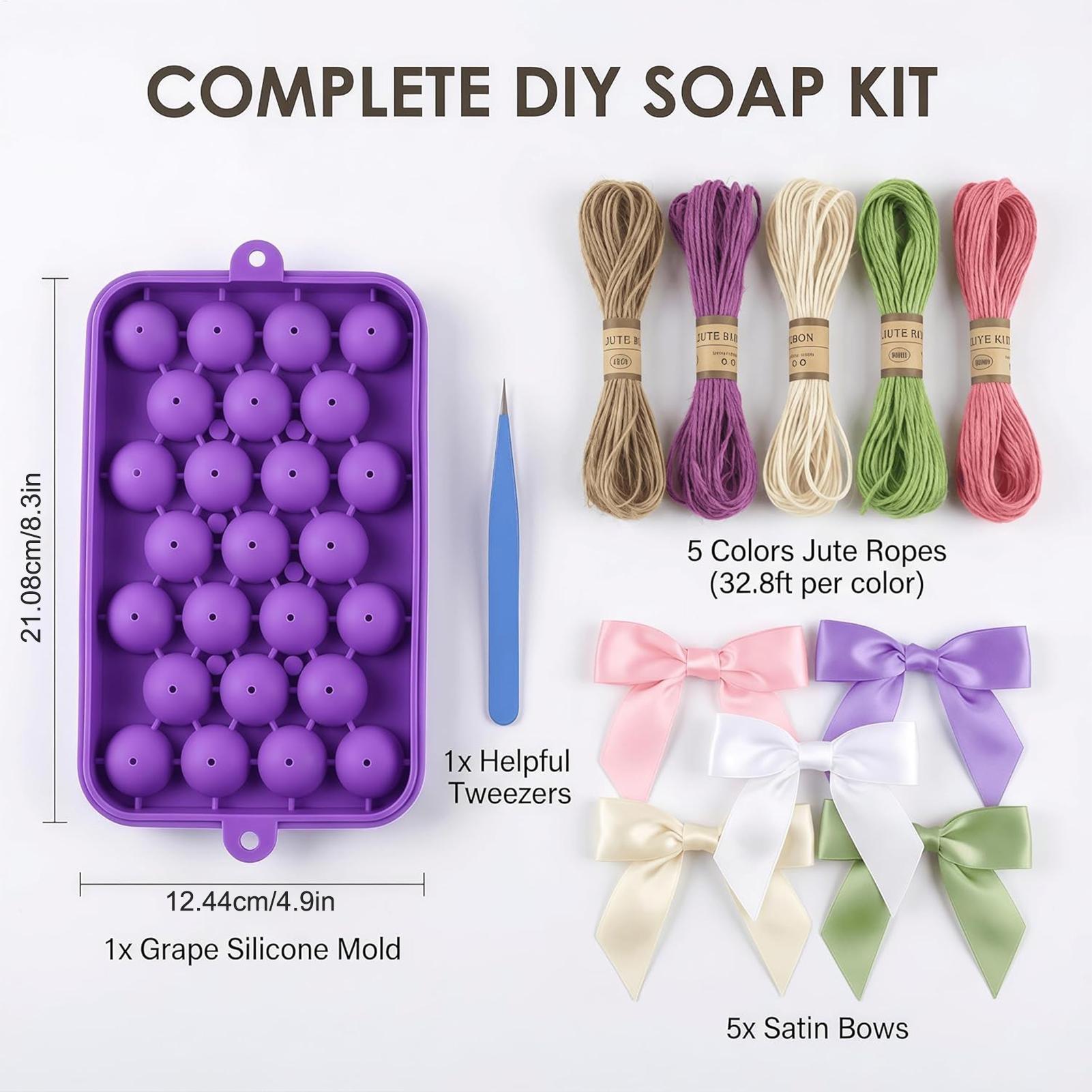 Grape Soap Mold Easy-Release F - Soap Making Easy 评论和价格