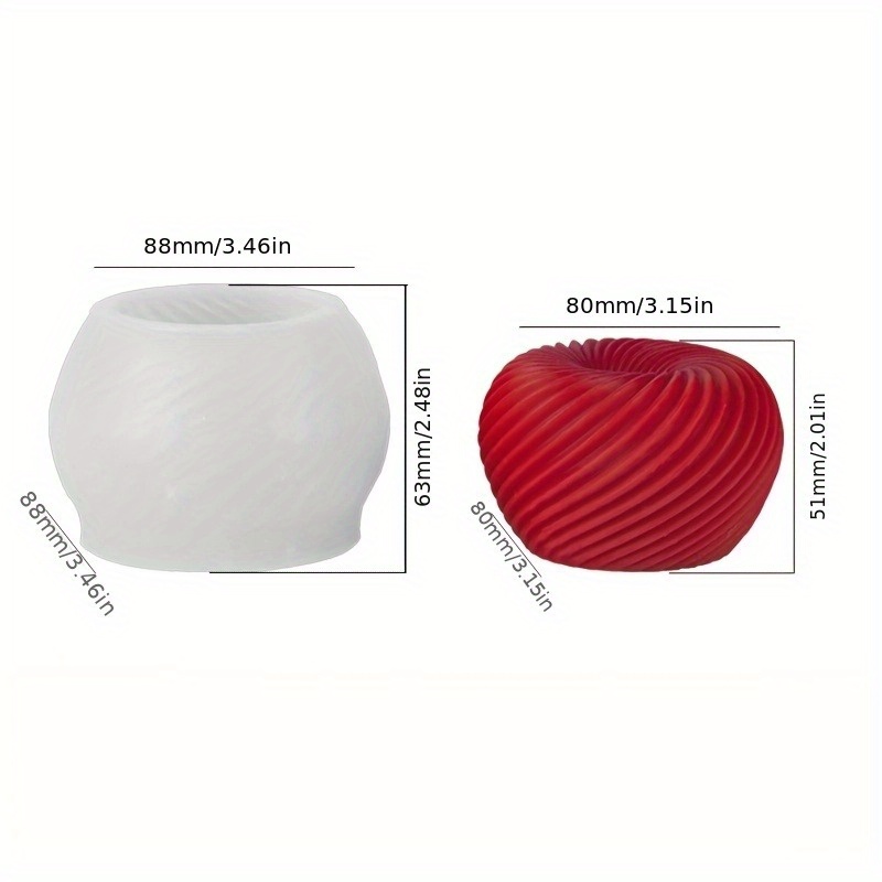 A trendy red apple silicone mo - Soap Making Easy 评论和价格