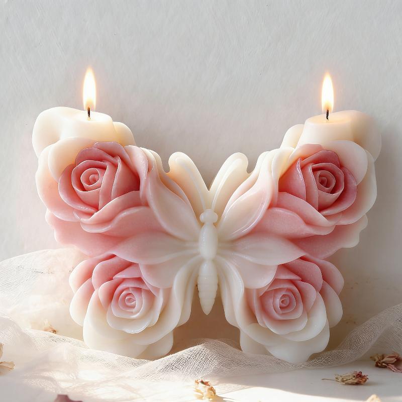 DIY Rose Butterfly Form Silico - Soap Making Kit 评论和价格