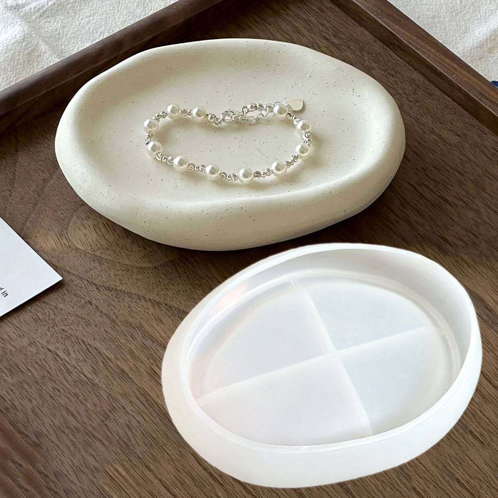 Minimalist Oval Tray Silicone  - Soap Making Kit 评论和价格