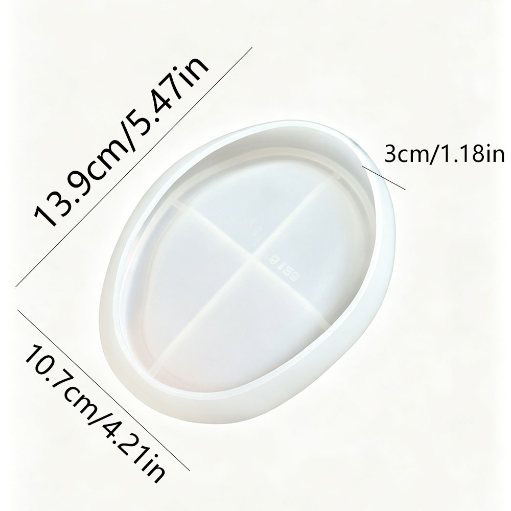 Minimalist Oval Tray Silicone  - Soap Making Kit 评论和价格
