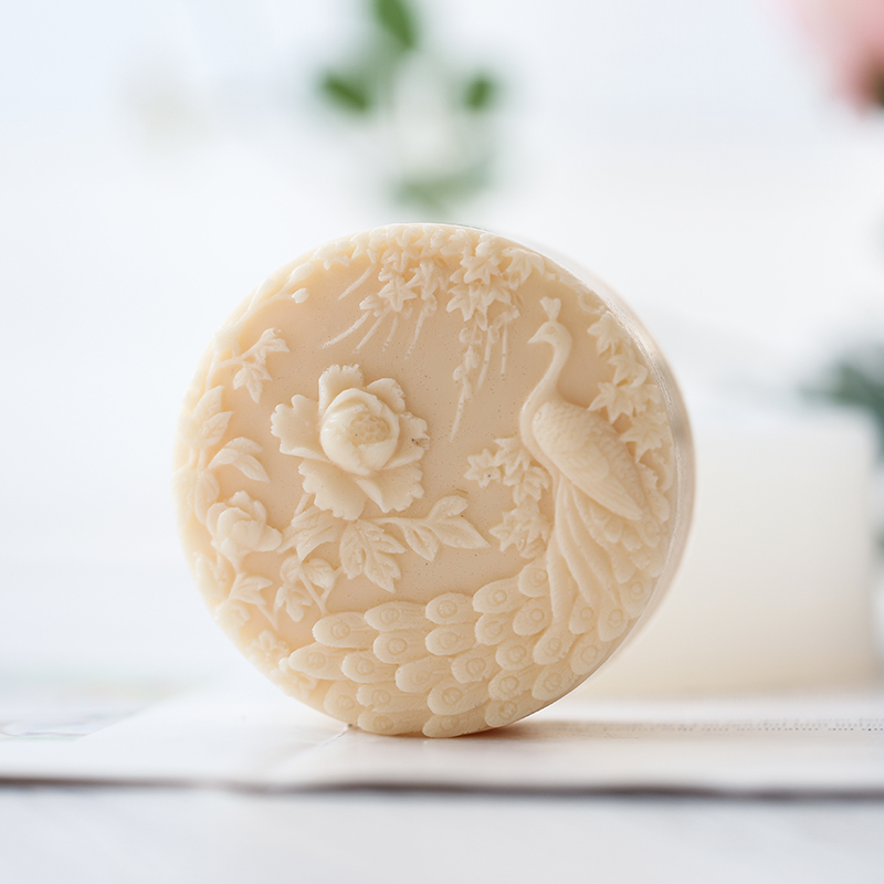 Peacock Flower Pattern Silicon - Soap Making Kit 评论和价格