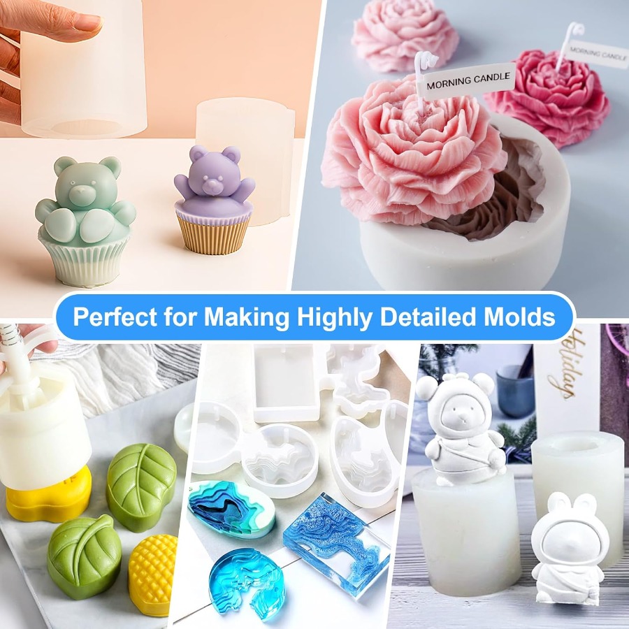 Silicone Mold Making Kit, 38.8 - Soap Making Kit 评论和价格